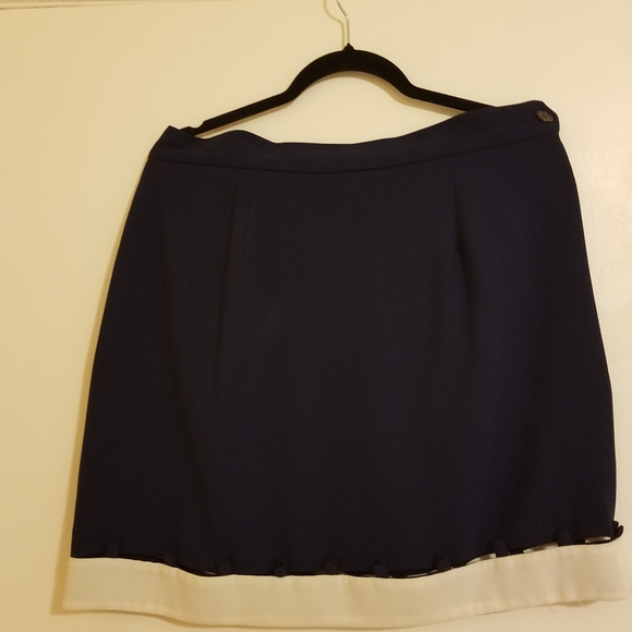 Skirt Suit De Classico Collection Navy Blue Coat Jacket Skirt Suit size 14 16 - Picture 2 of 11